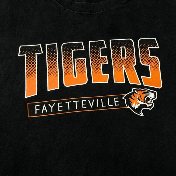 Men’s Black/Orange Fayetteville Tigers Graphic Tee - Picture 4 of 5